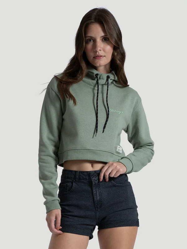 Moletom Canguru Hurley Line Verde P