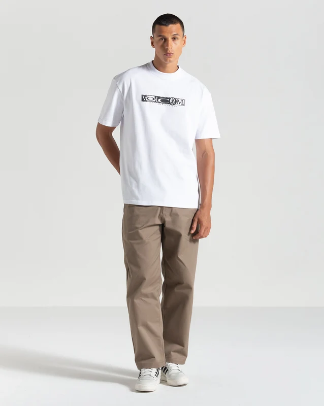 Camiseta Volcom Comfort Critter Branca G / Branco