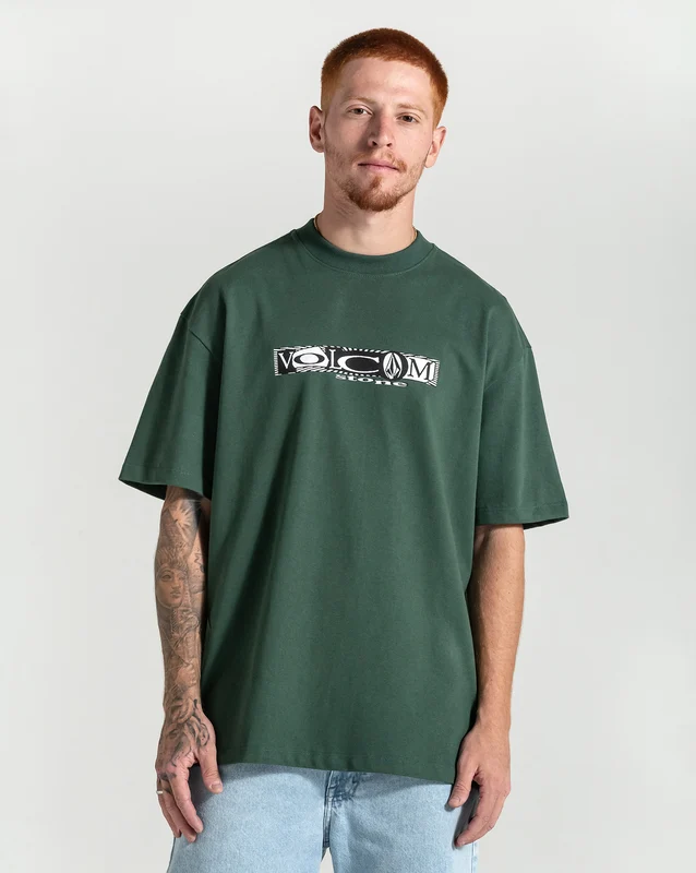 Camiseta Volcom Comfort Critter Verde M / VERDE