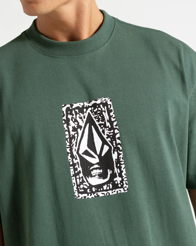 Camiseta Volcom Comfort Stone Face Verde P / VERDE
