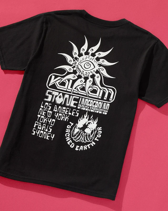 Camiseta Volcom Comfort Reality Preta P / PRETO