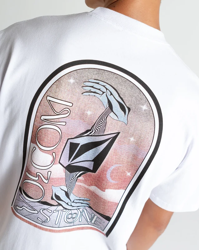 Camiseta Volcom Comfort Light Work Branca GG / Branco