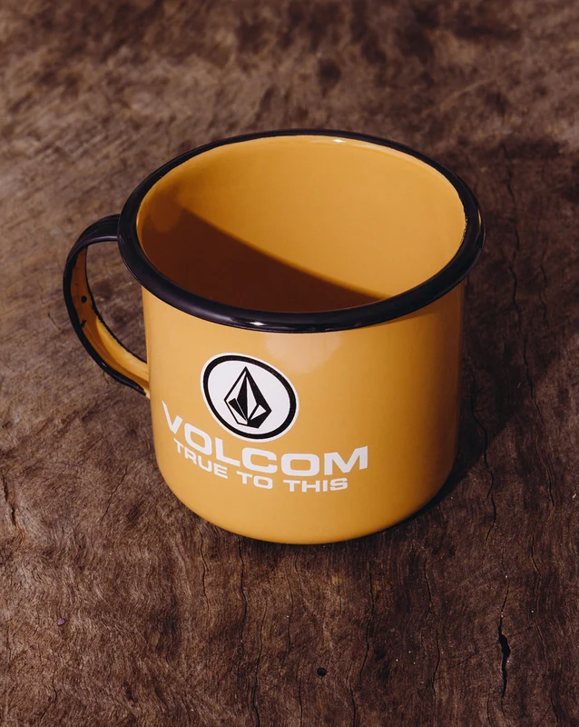 Caneca esmaltada Volcom UN / Bege