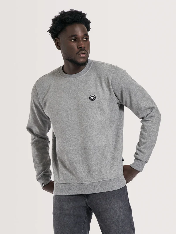 Moletom Careca Cinza Hang Loose Clean GG / MESCLA GRAFITE