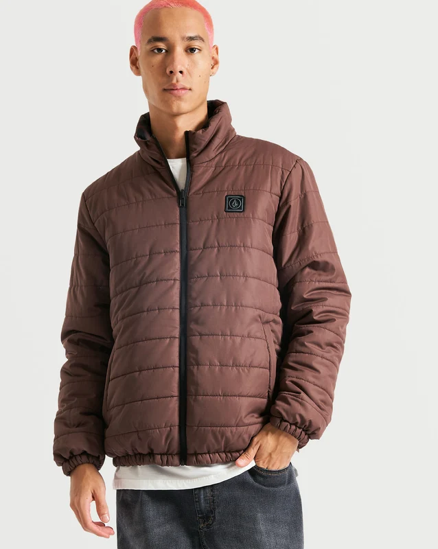 Jaqueta Volcom Forrada Dupla-Face Walltzerd Mahogany M / Marrom