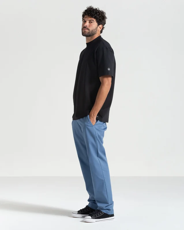 Camiseta Volcom Comfort Circle Solid Preta M / PRETO