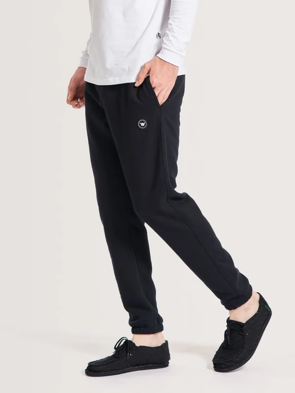 Calça Moletom Hang Loose Sound Preta GG / PRETO