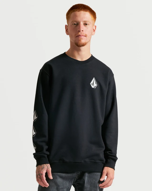 Moletom Volcom Careca Iconic Preto M / Preto