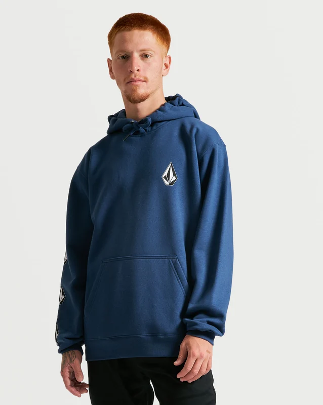 Moletom Volcom Canguru Iconic Azul GG / Azul
