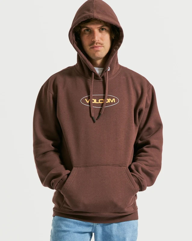 Moletom Volcom Canguru Strikehood Vinho M / VINHO