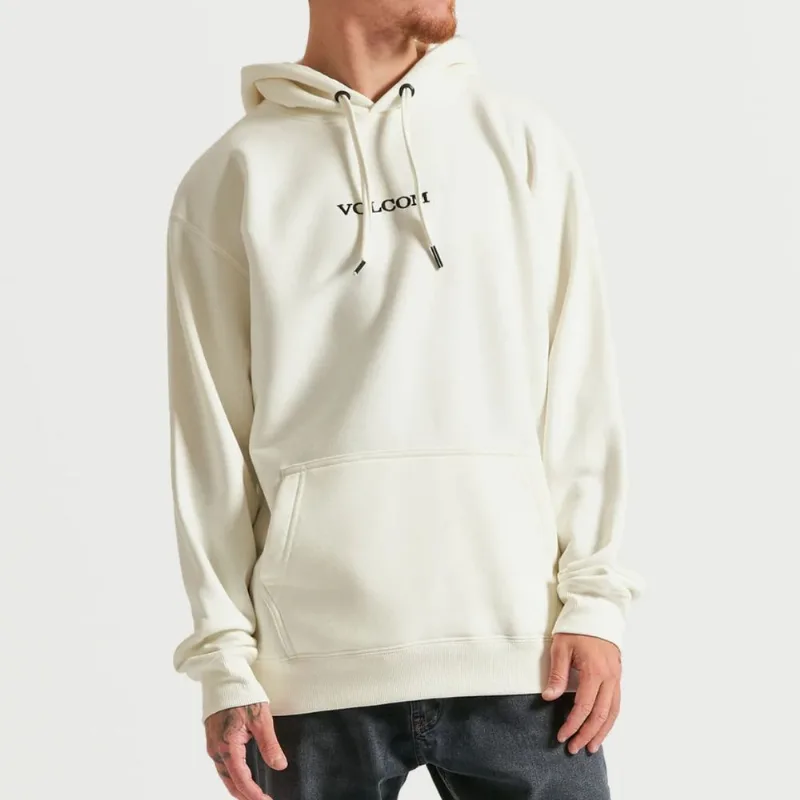 Moletom Canguru Volcom Signature Off White