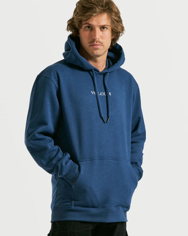Moletom Volcom Canguru Signature Azul G / AZUL ESCURO