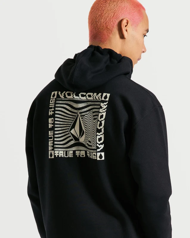 Moletom Volcom Canguru True To This Preto GG / PRETO