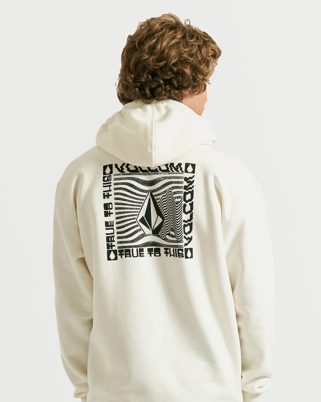 Moletom Volcom Canguru True To This Off White GG / OFF WHITE