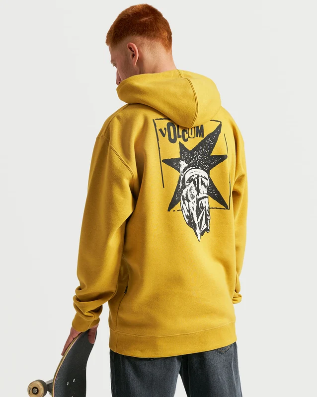 Moletom Volcom Canguru Heritage Amarelo M / AMARELO