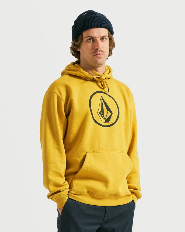 Moletom Volcom Canguru Volstoned Amarelo P / Amarelo