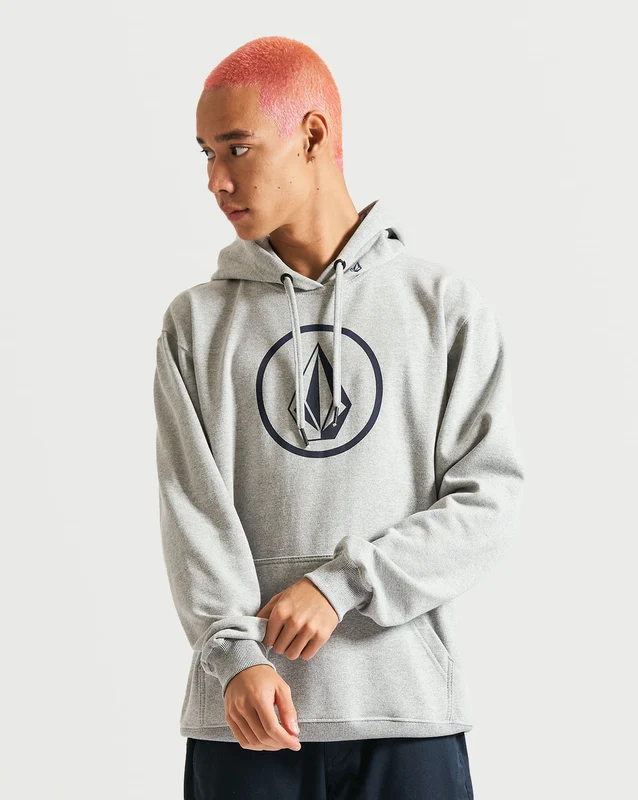 Moletom Volcom Canguru Volstoned Cinza P / Cinza