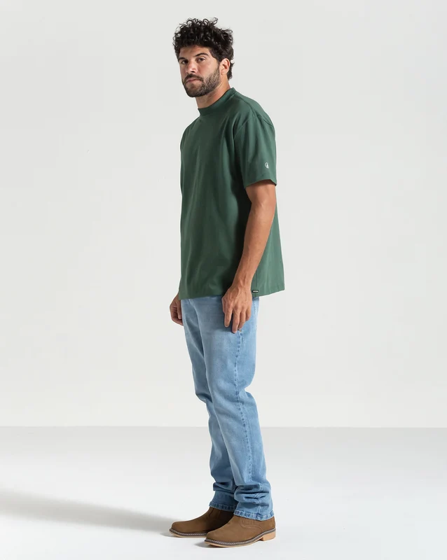 Camiseta Volcom Comfort Circle Solid Verde M / VERDE