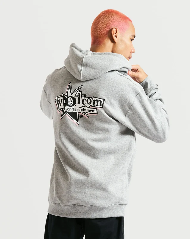 Moletom Volcom Canguru Ent Cinza GG / MESCLA CINZA