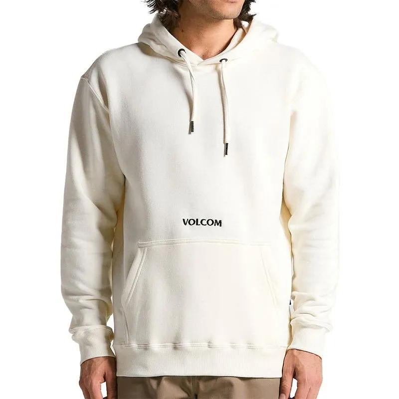 Moletom Volcom Canguru Signature WT25 Masculina Off White G / begê