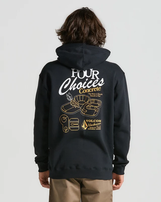 Moletom Volcom Canguru Operator Preto G / PRETO