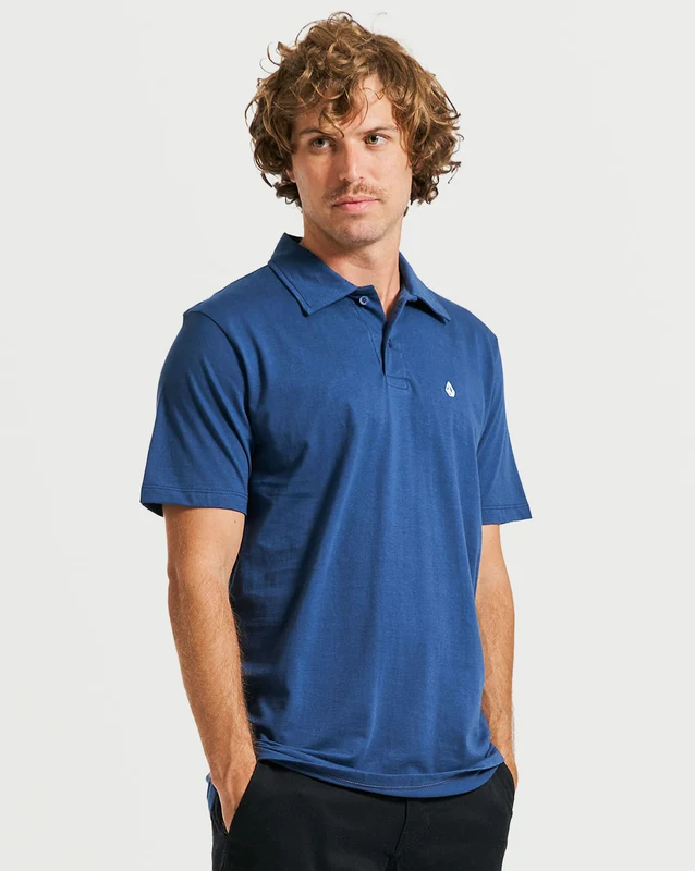 Polo Volcom Solid Stone Azul GG / Azul