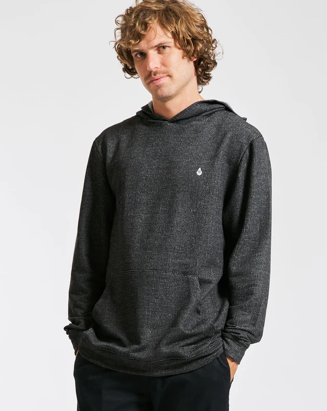 Camiseta Volcom Manga Longa Regular Single Stone Preta GG / Preto