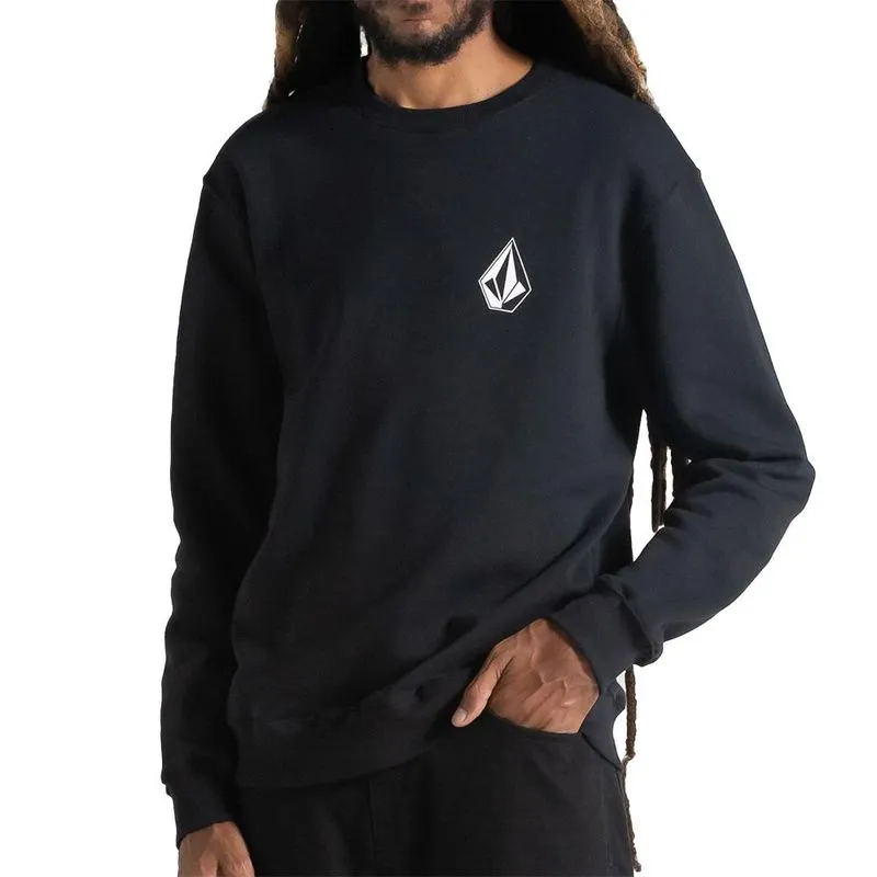 Moletom Volcom Careca Iconic Stone WT25 Masculina Preto GG / preto