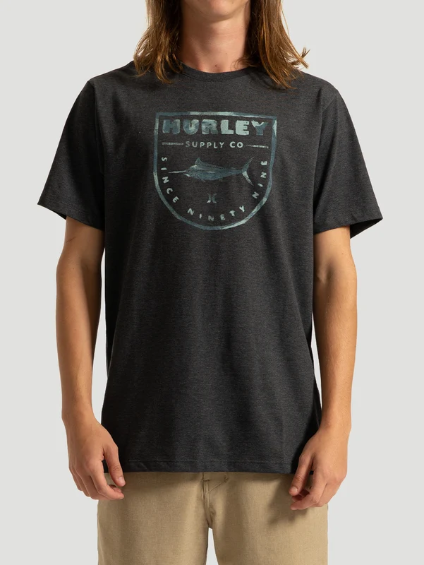 Camiseta Hurley Marlin Preto M / Preto
