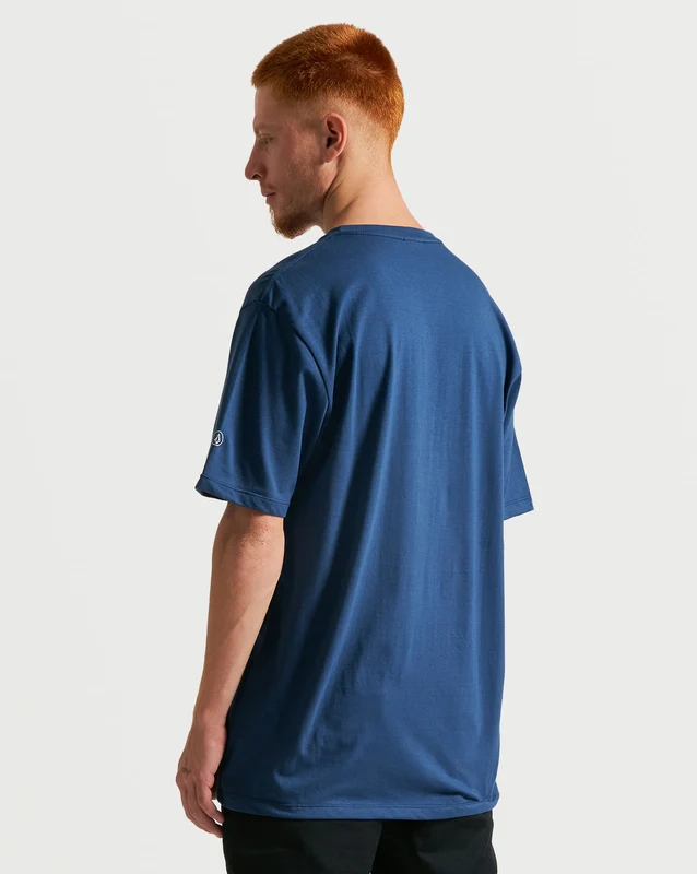 Camiseta Volcom Regular Solid Stone Azul M / AZUL ESCURO