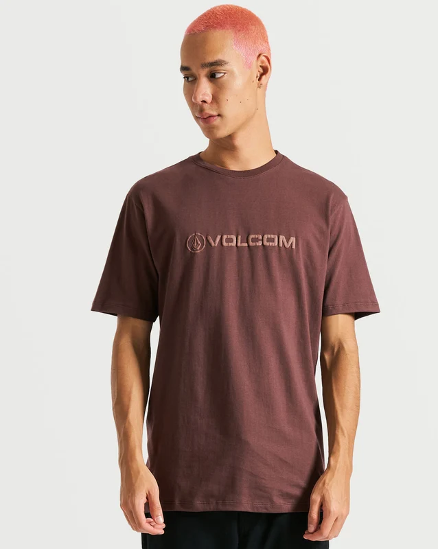 Camiseta Volcom Regular New Style Vinho GG / VINHO