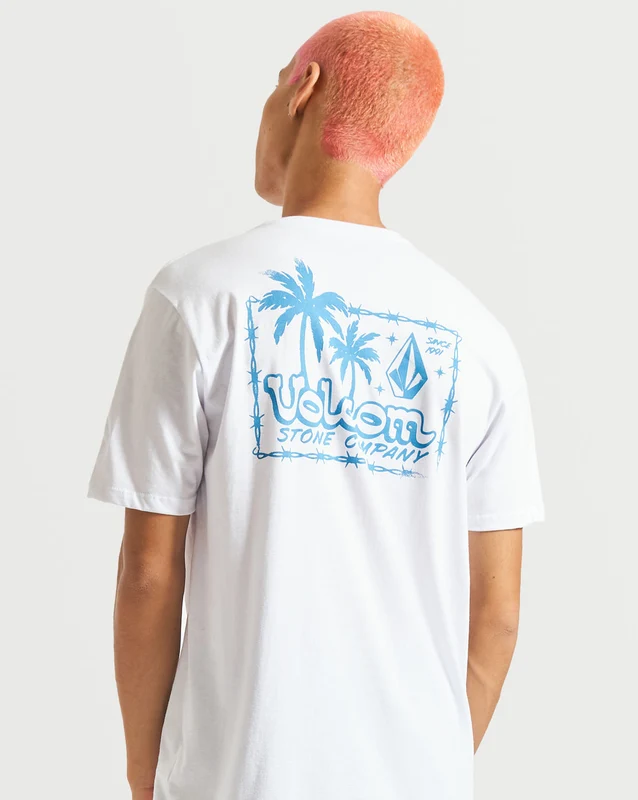 Camiseta Volcom Slim Cynical Branca G / BRANCO