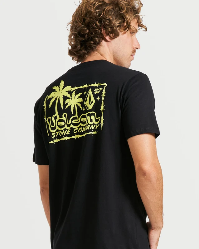 Camiseta Volcom Slim Cynical Preta GG / PRETO
