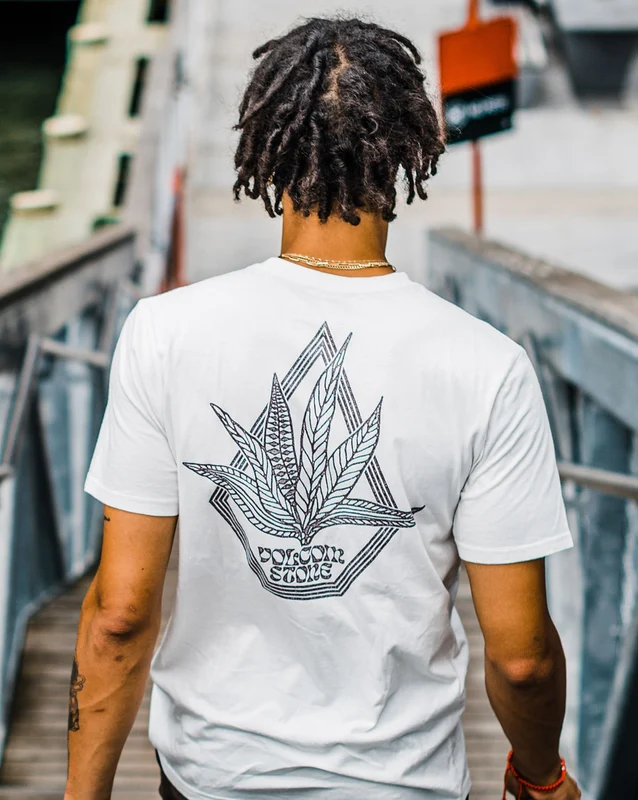 Camiseta Volcom Slim Homegrown Off White G / OFF WHITE