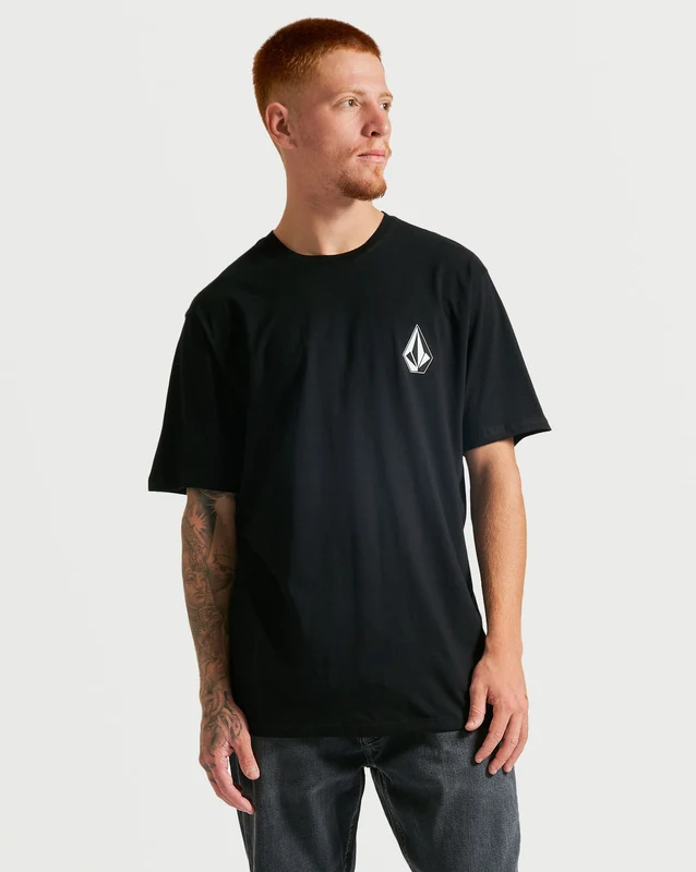 Camiseta Volcom Regular Deadly Stone Preta P / PRETO
