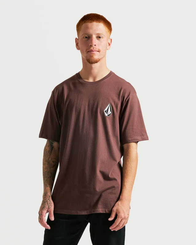 Camiseta Volcom Regular Deadly Stone Vinho G / VINHO