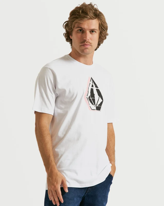 Camiseta Volcom Regular Slightly Removed Branca G / BRANCO