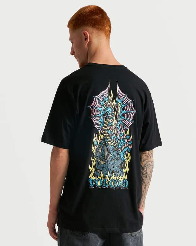 Camiseta Volcom Regular Brimstone Preta P / PRETO