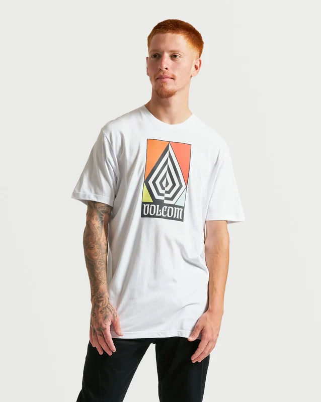 Camiseta Volcom Regular Zorn Branca G / BRANCO