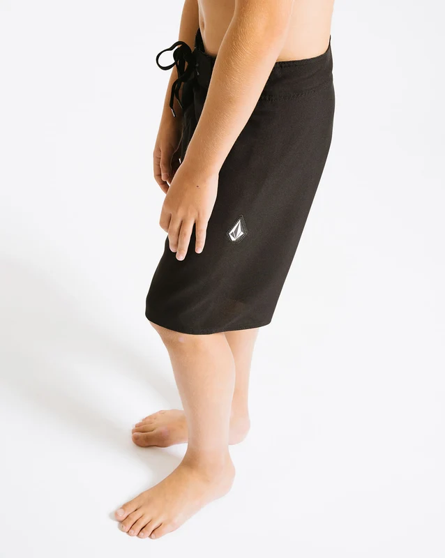 Boardshort Volcom Lido Solid Juvenil Preto 14 / PRETO