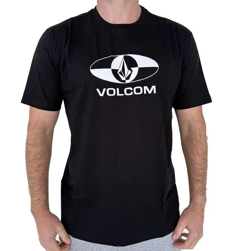 Camiseta Volcom Masonite WT25 Masculina Preto P / preto