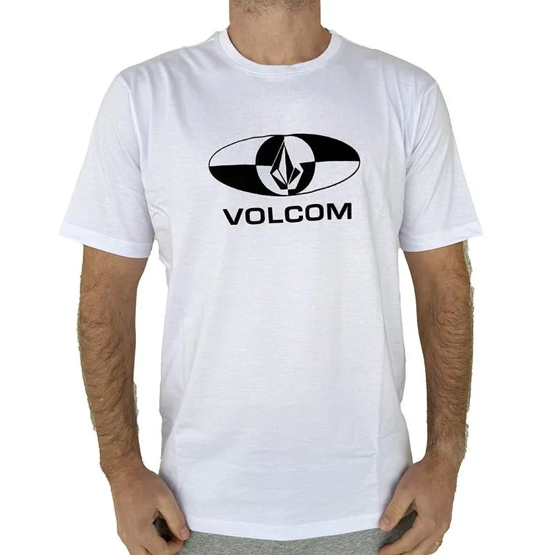 Camiseta Volcom Masonite WT25 Masculina Branco P / branco