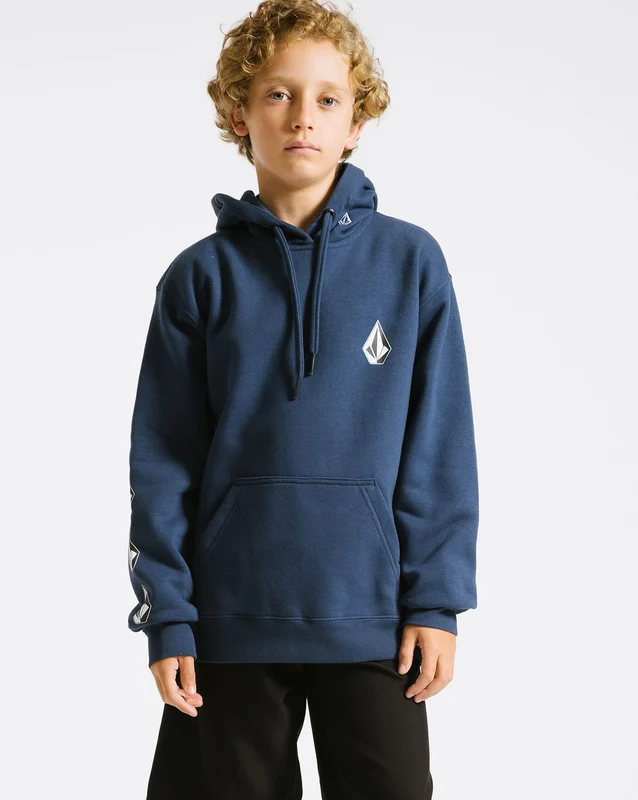 Moletom Volcom Canguru Iconic Juvenil Azul 14 / AZUL ESCURO