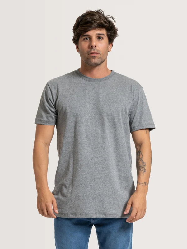 Camiseta Hang Loose Clean Cinza M / Cinza