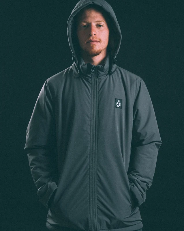 Jaqueta Volcom Forrada Momentum Storm Cloud P / Cinza