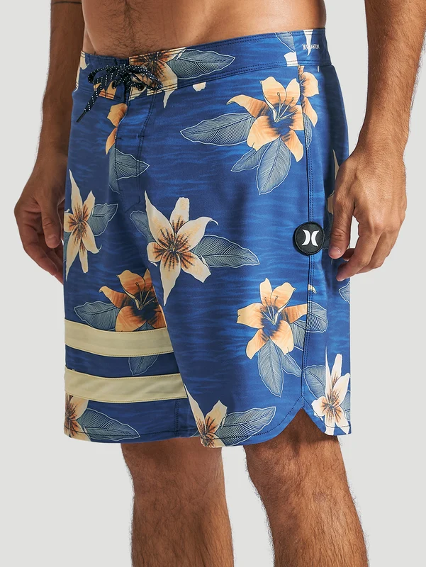 Boardshort Hurley Phantom Eco Block Party 18"Azul 40 / AZUL