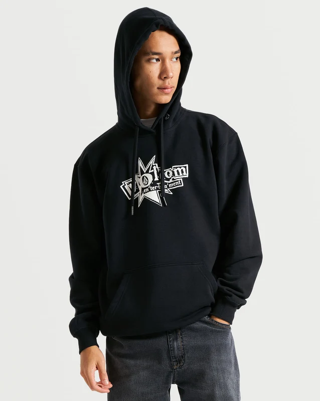Moletom Volcom Canguru Ent Preto M / PRETO