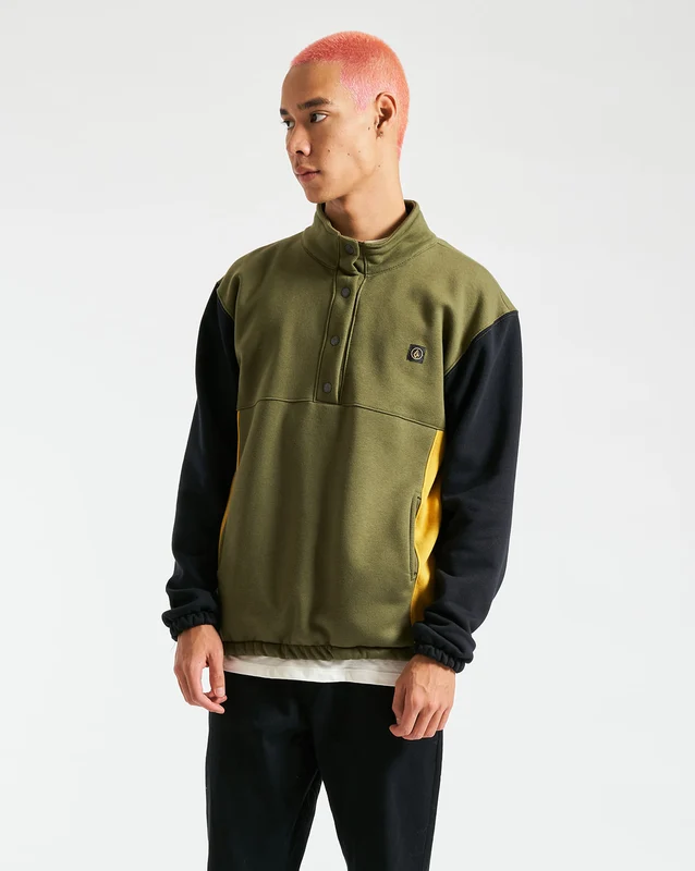 Moletom Volcom Careca Error 82 Militar P / VERDE MILITAR