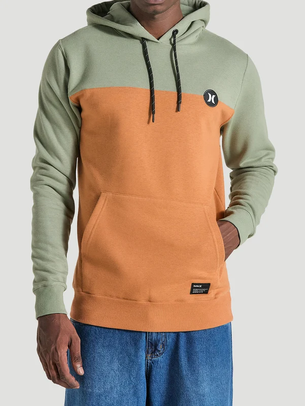 Moletom Canguru Vermelho Hurley Puff G