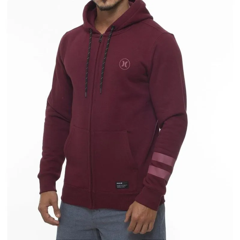 Moletom Hurley Aberto Circle Icon BP WT23 Masculino Vinho G / vermeho